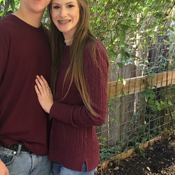 3/$20 • MAROON SWEATER - Picture 1 of 5